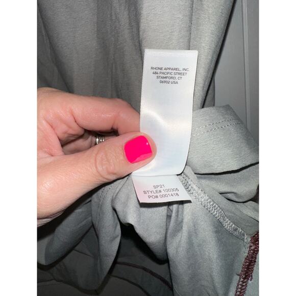 Rhône men’s performance tee in gray size Large - Picture 6 of 7